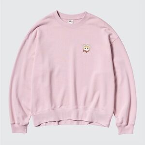 Adorable pink Women Mofusand Uniqlo Sweatshirt XL
